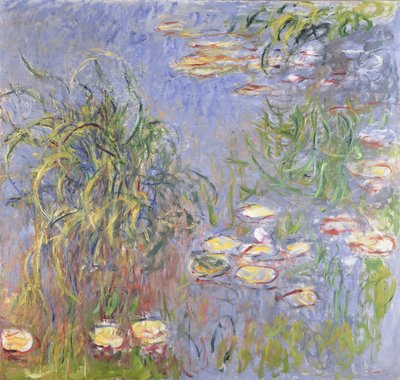 Water-Lilies, Cluster of Grass by Claude Monet